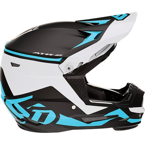 Casque de Motocross ATR-2Y Drive Junior Bleu Clair de gauche