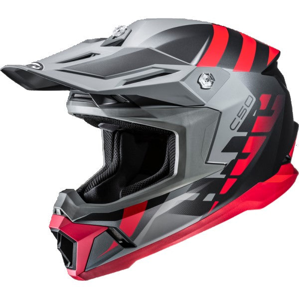 Casque de Motocross C50 Mirage Rouge/Noir