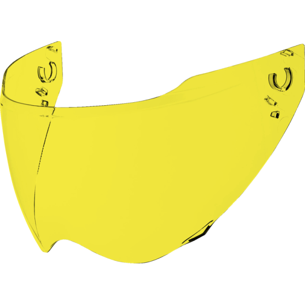 Visière de Moto Domain Icone Miroir Jaune, Vue 3/4