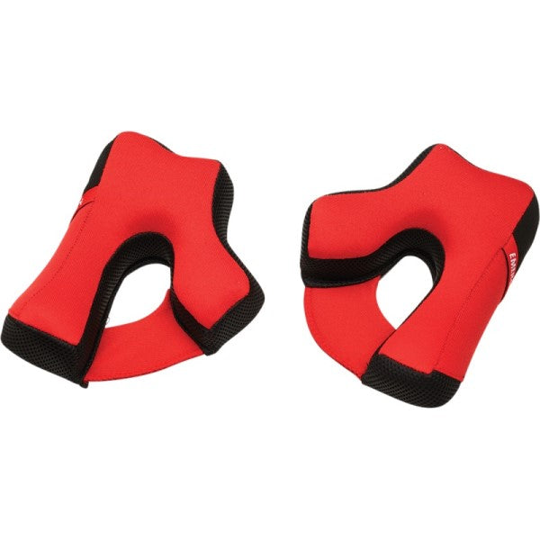 Coussinets de Joue pour Casque de Motocross Reflex Rouge en paire