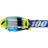 Lunettes de Motocross Armega Forecast Roll-Off 100% Bleu