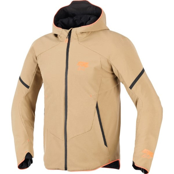 Manteau Imperméable de Moto Aeroshell Kaki, de face