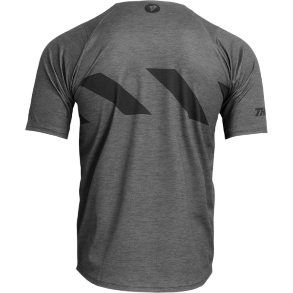 Chandail de Motocross Assist Hazard Thor Gris, de dos