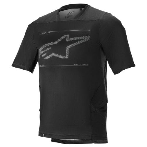 Chandail de Vélo Drop 6.0 S/S/Alpinestars/Noir de face