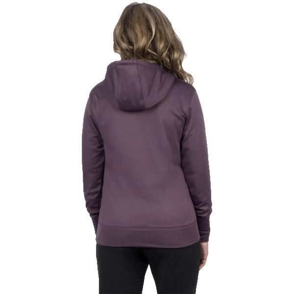 Coton Ouaté Podium Tech FXR Femme Mauve Foncé, de dos