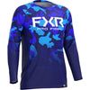 Chandail Derby Camo Air UPF Bleu Foncé de face