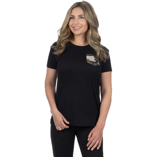 T-Shirt Premium Boyfriend Femme Noir