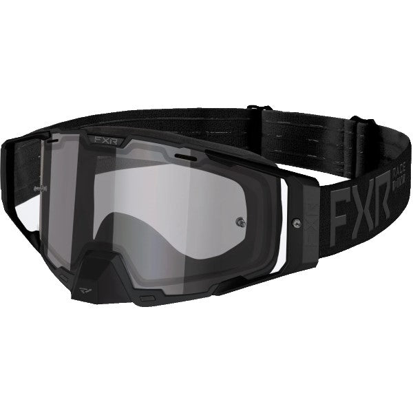 Lunettes de Motocross Combat Transparentes FXR Noir