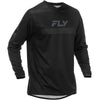 Chandail de Motocross Universal/Fly/noir, de face