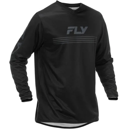 Chandail de Motocross Universal/Fly/noir, de face