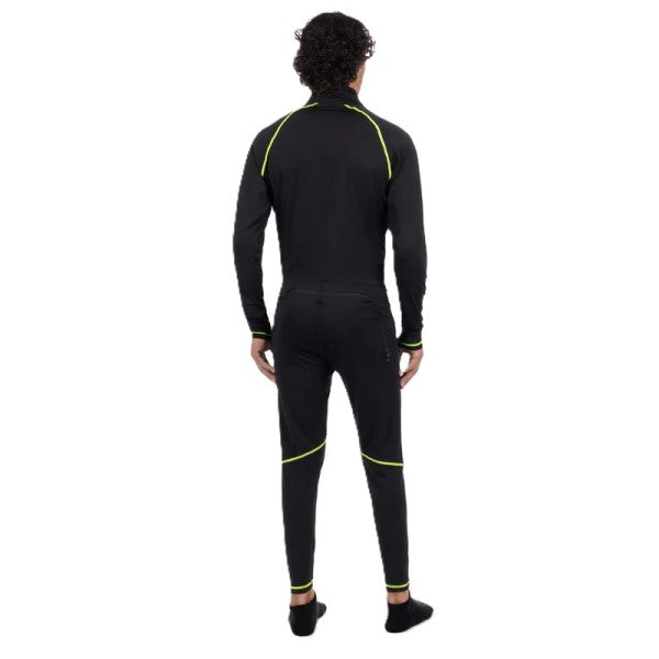 Ensemble Sous-Vêtement de Motoneige Atmosphere Noir/Haute visibilité, Dos