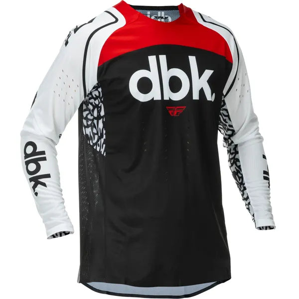 Chandail de Motocross Evolution DST DBK/noir/rouge/blanc, de face