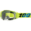 Lunettes de Motocross Armega Lentille Claire 100% Vert/Bleu