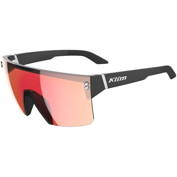 Lunettes de Soleil Muffler Rouge incliné de face