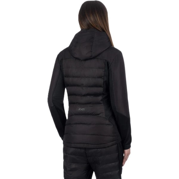 Manteau Matelassé Phoenix Femme Noir Ops, Dos