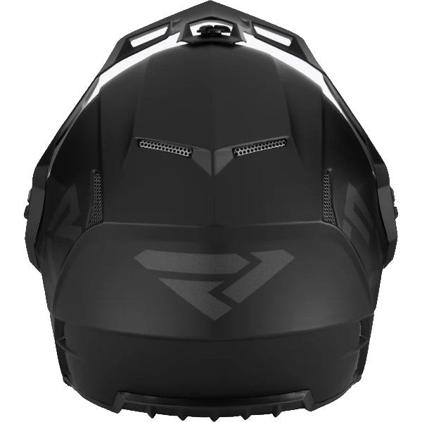 Casque Intégral de Motoneige Clutch X Prime noir, arrière