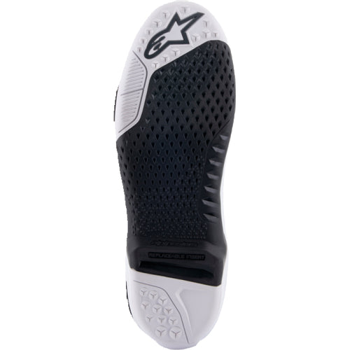 Semelle de Bottes de Motocross Tech 10, Noir/Blanc
