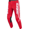 Pantalon de Motocross Fluid Apex Rouge/Blanc de face