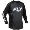 Chandail de Motocross F-16/fly/, noir gris de face
