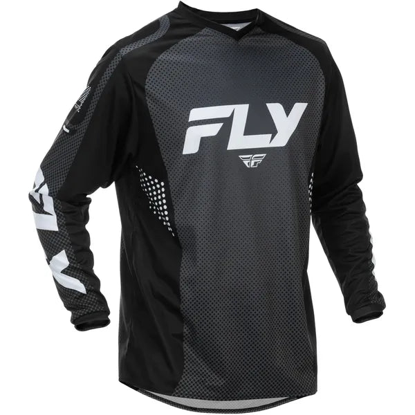 Chandail de Motocross F-16/fly/, noir gris de face