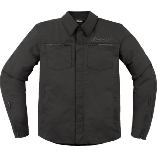 Manteau de Moto Upstate Canvas CE Noir