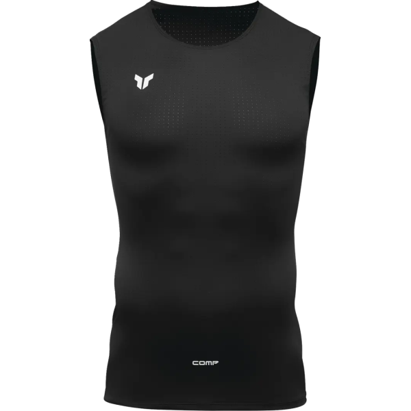 Camisole de Motocross Comp Thor Noir, de face 