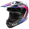 Casque de Motocross Fly Racing Formula CP Krypton Junior Noir Mauve