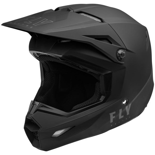 Casque de Motocross Fly Racing Kinetic Solid Noir Matte