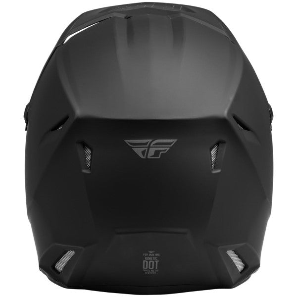 Casque de Motocross Fly Racing Kinetic Solid Junior Arrière