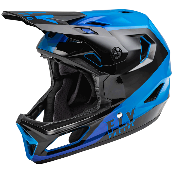 Casque de Vélo Intégral Fly Racing Rayce Junior Bleu Noir