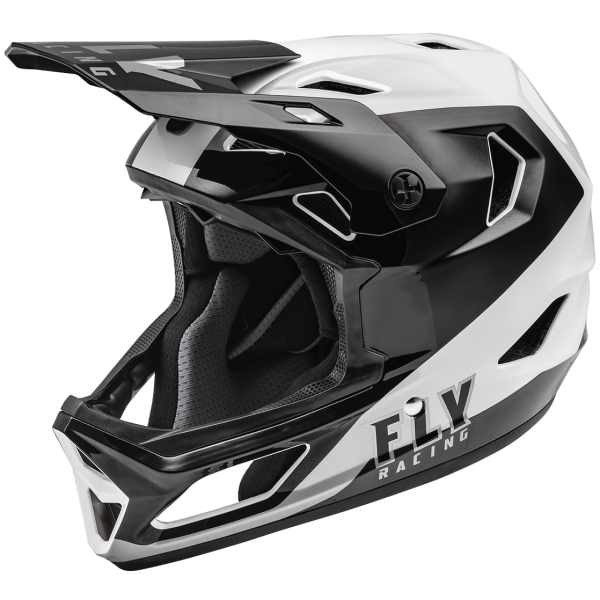 Casque de Vélo Intégral Fly Racing Rayce Junior Blanc Noir