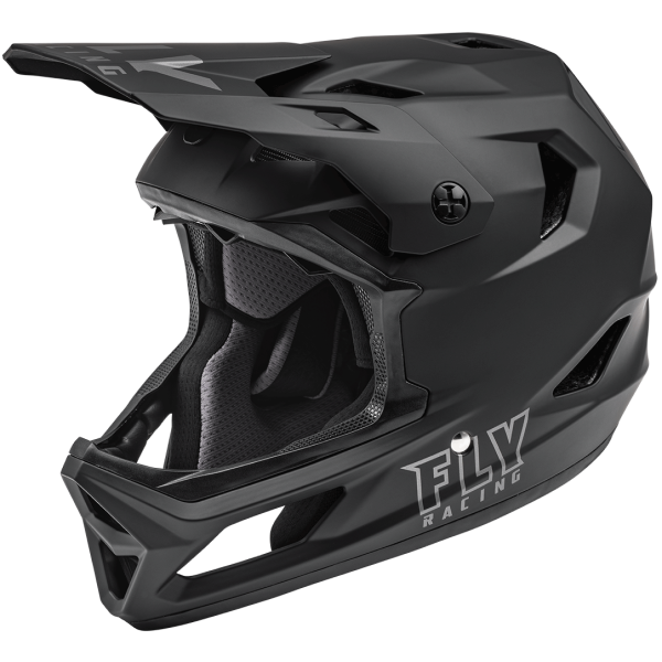 Casque de Vélo Intégral Fly Racing Rayce Junior Noir Matte