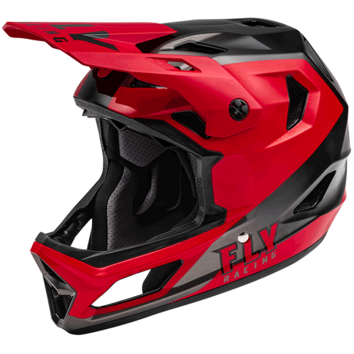 Casque de Vélo Intégral Fly Racing Rayce Junior Rouge Noir