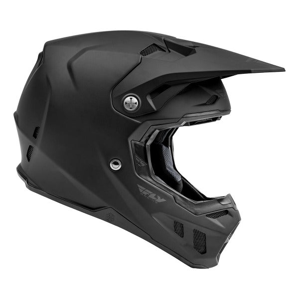 Casque de Motocross Fly Racing Formula CC Solid Noir Droite