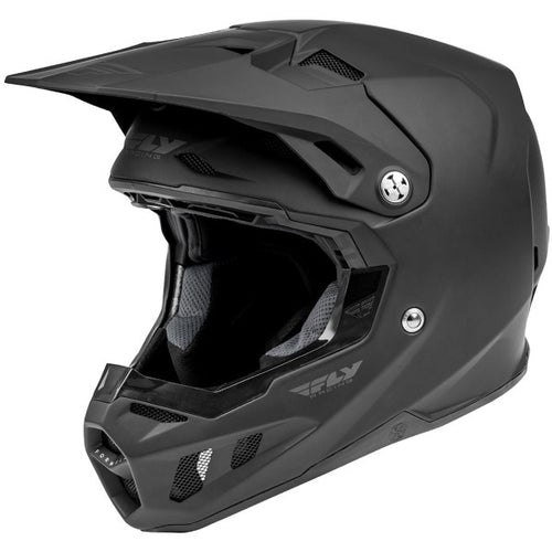 Casque de Motocross Fly Racing Formula CC Solid Junior Noir