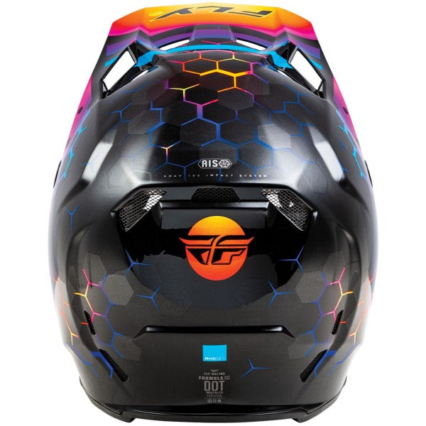 Casque de Motocross Formula CC Tektonic Junior Noir Sunset Arrière