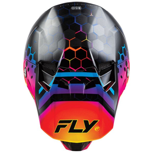 Casque de Motocross Formula CC Tektonic Junior Noir Sunset Dessus