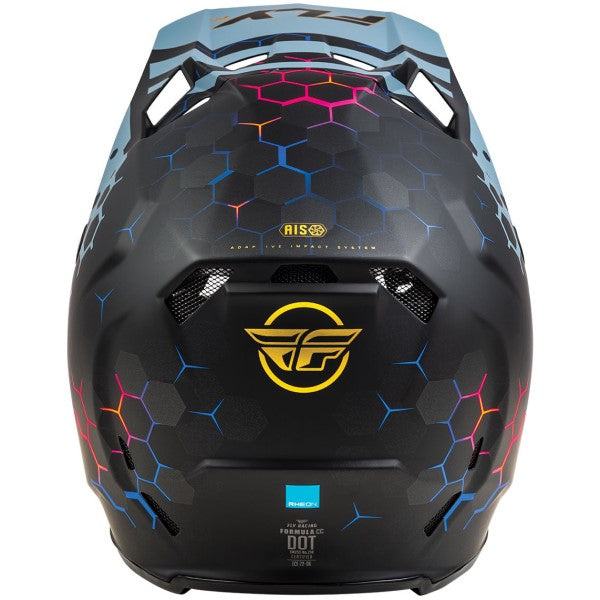 Casque de Motocross Formula CC Tektonic Junior Noir Gris Arrière