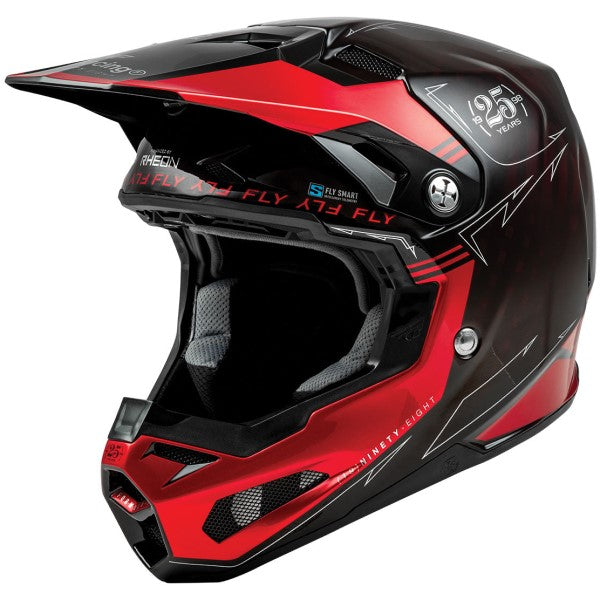 Casque de Motocross FLY Racing Formula S Carbone Legacy Noir Rouge