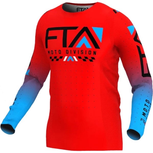 Chandail de Motocross Stylz Moto Rouge/Bleu