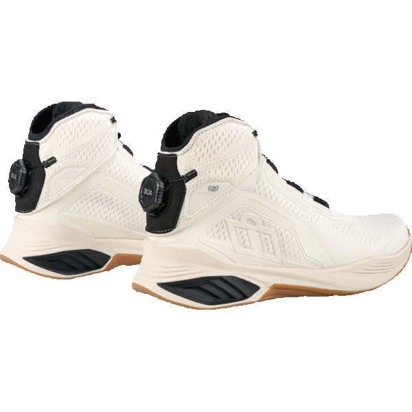 Bottes de Moto Hooligan AF CE Blanc, Arrière