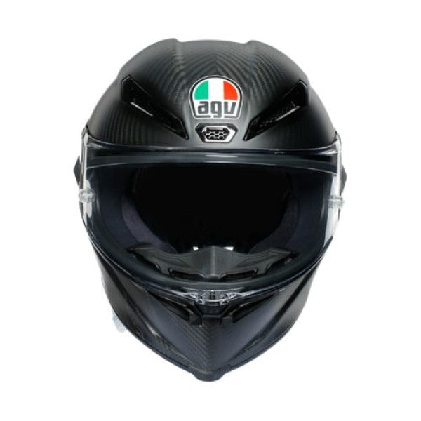 Casque Intégral de Moto PISTA GP RR Mono Iridium Carbone Noir mat, de face
