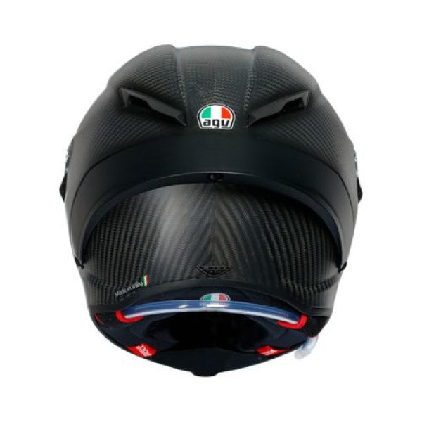 Casque Intégral de Moto PISTA GP RR Mono Iridium Carbone Noir mat, Dos