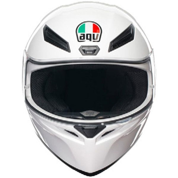 Casque Intégral de Moto K1 S Mono Blanc de devant