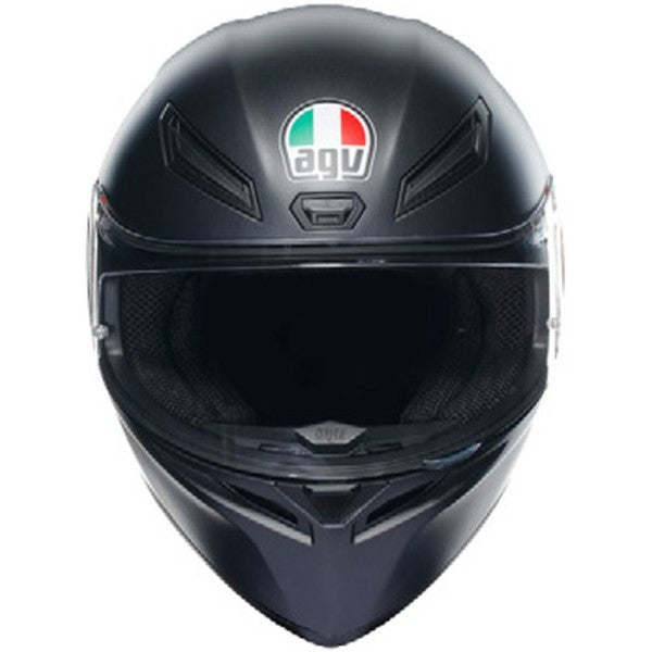 Casque Intégral de Moto K1 S Mono Noir Mat de devant