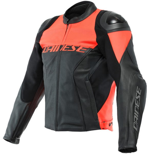 Manteau de moto Dainese Racing 4 Perforé Noir Rouge 