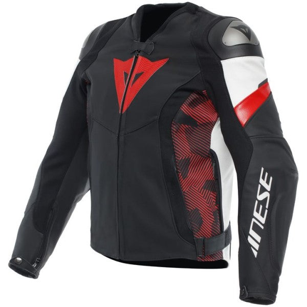 Manteau de Moto Avro 5 Noir/Blanc/Rouge