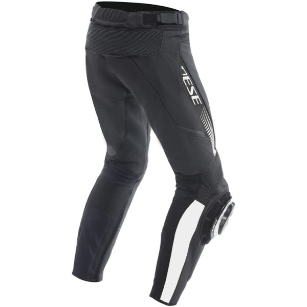 Pantalon de Moto Super Speed Noir/Blanc côté arrière