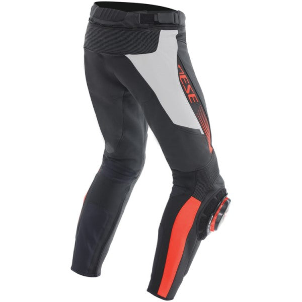 Pantalon de Moto Super Speed Perforé Noir/Blanc/Rouge côté arrière