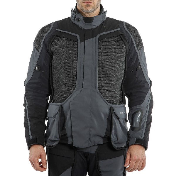 Manteau Sport et Sport-Touring D-Explorer 2/noir et gris de face